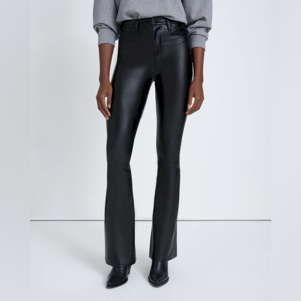 Leather High Rise Skinny Boot - Picture 2 of 6